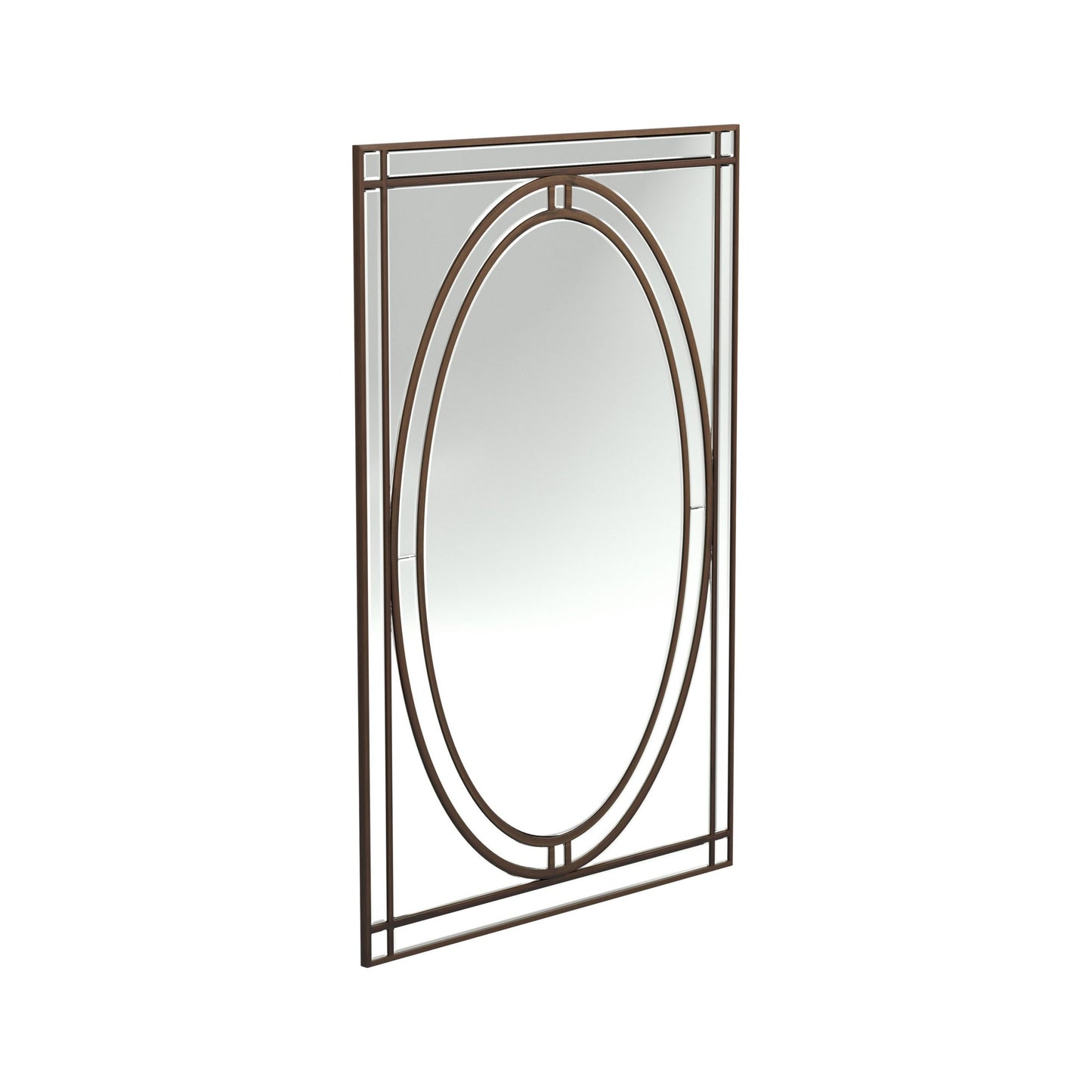 SILVER - BEVELED EDGE WALL MIRROR