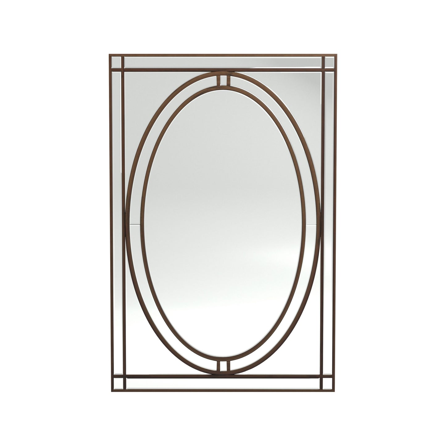 SILVER - BEVELED EDGE WALL MIRROR