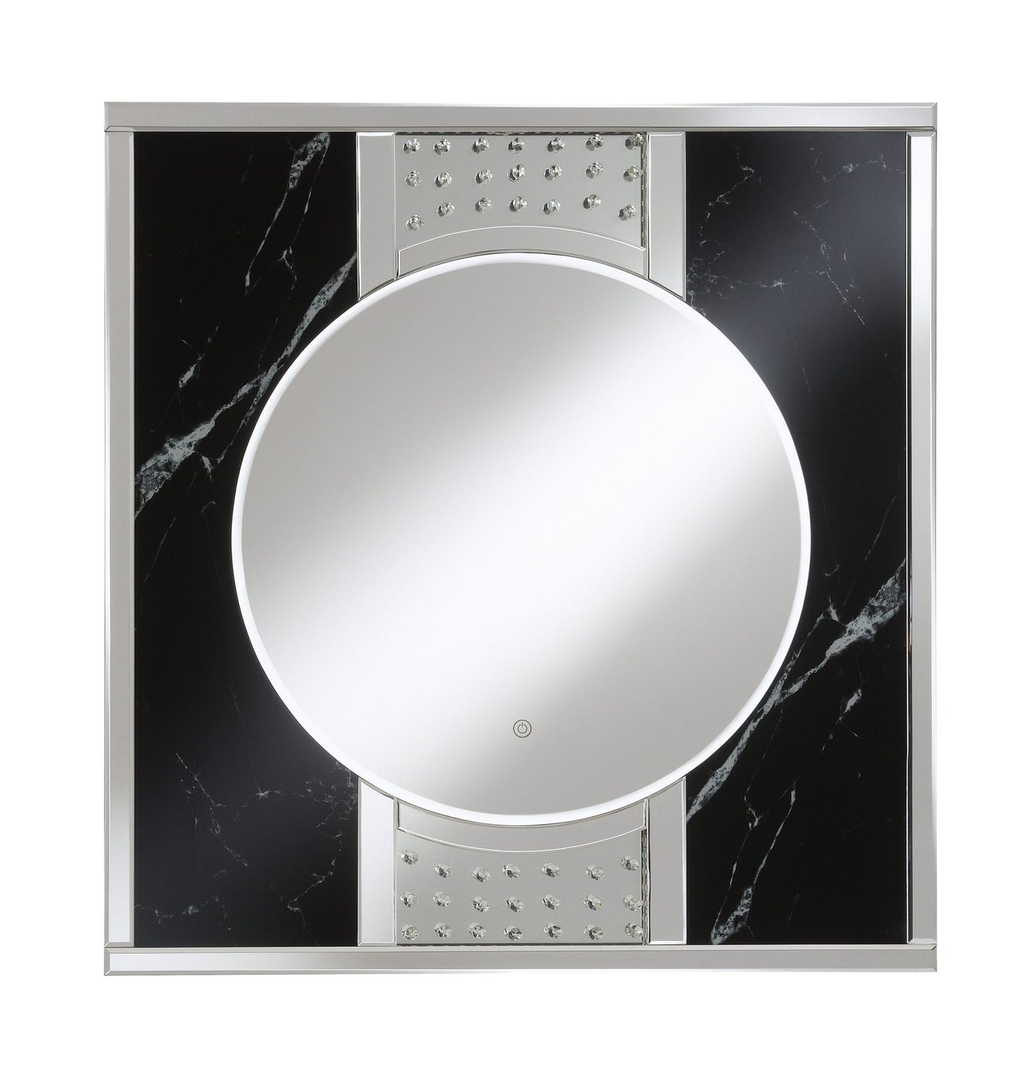 BLACK - LED WALL MIRROR