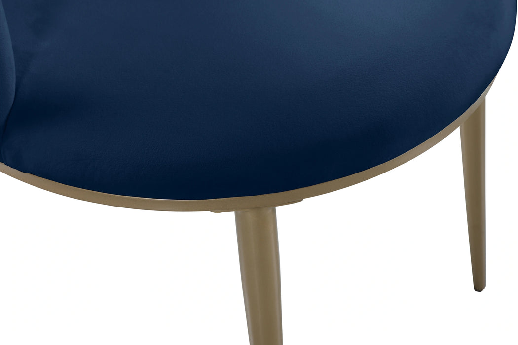 Skylar Navy Velvet Dining Chair
