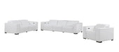 Global United 1208 3-Piece Reclining Set White