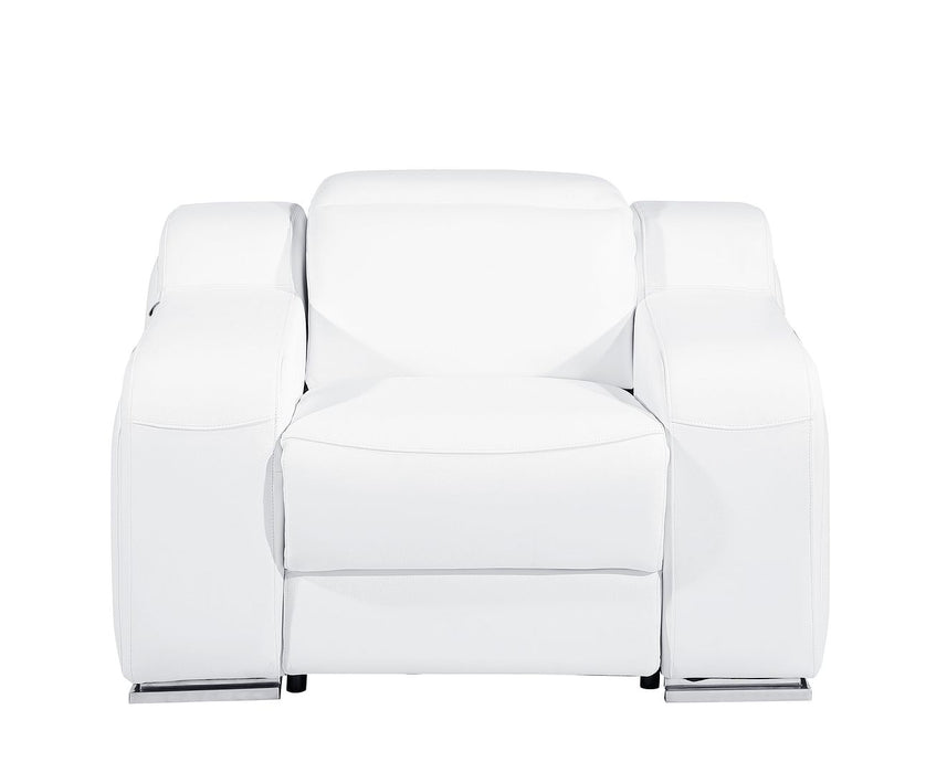 Global United 6111 Power Reclining Chair | Genuine Leather