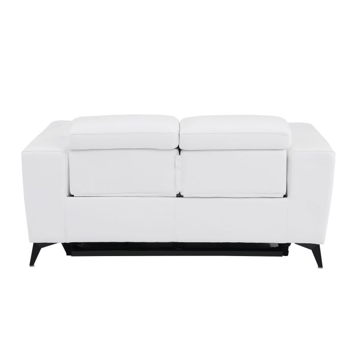 DivanItalia 989 Power Reclining Loveseat | Italian Leather