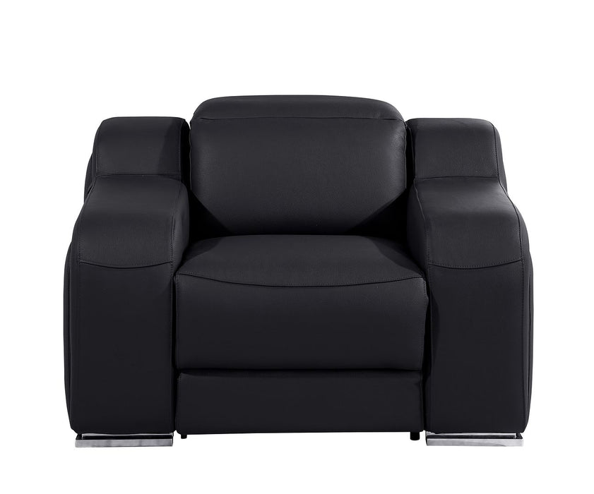 Global United 6111 Power Reclining Chair | Genuine Leather