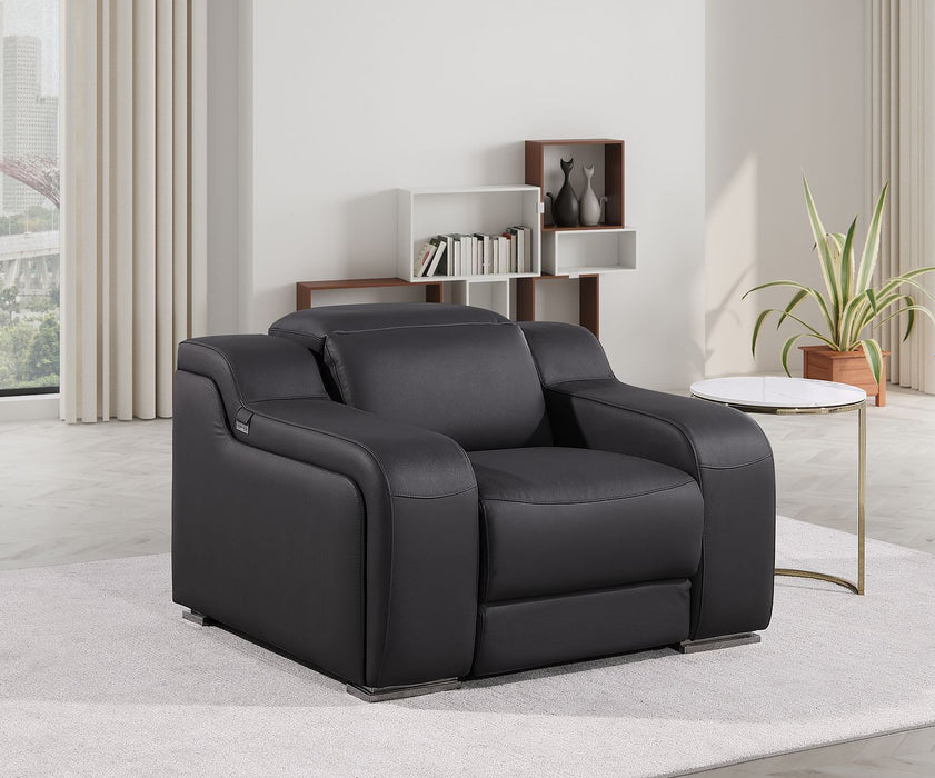 Global United 6111 Black Power Reclining Chair