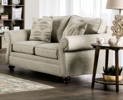 Trace Loveseat - Beige Transitional Loveseat | NorCal Furniture Santa Clara CA