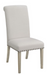 W SNOW  SIDE CHAIR - Beige Dining Chair | NorCal Furniture Santa Clara CA