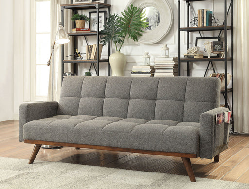Bravo Sofa Bed - Grey Mid-Century Modern Sofa Bed | NorCal Furniture Santa Clara CA