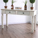 Frost Sofa Table - White Transitional Sofa Table | NorCal Furniture Santa Clara CA