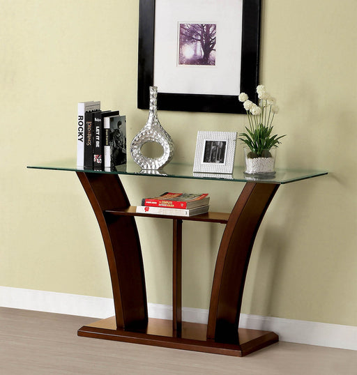 Cello Sofa Table - Brown Contemporary Sofa Table | NorCal Furniture Santa Clara CA