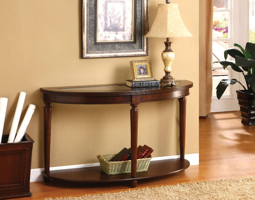 Gem Sofa Table - Brown Transitional Sofa Table | NorCal Furniture Santa Clara CA