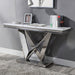 Eden Sofa Table - White Glam Sofa Table | NorCal Furniture Santa Clara CA