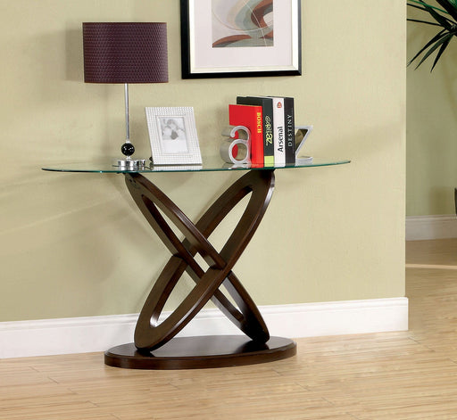 Knox Sofa Table - Brown Contemporary Sofa Table | NorCal Furniture Santa Clara CA