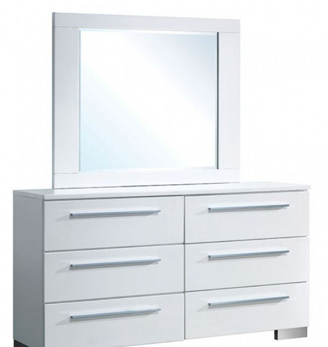 CLEMENT  DRESSER - White Contemporary Dresser | NorCal Furniture Santa Clara CA