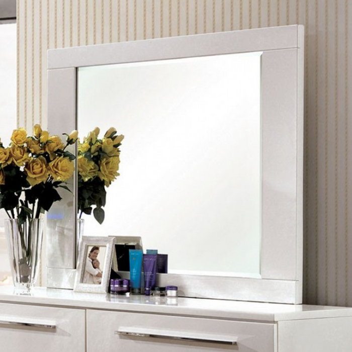 CLEMENT  MIRROR - Mirrored Contemporary Mirror | NorCal Furniture Santa Clara CA