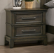 HOUSE  NIGHT STAND - Grey Traditional Night Stand | NorCal Furniture Santa Clara CA