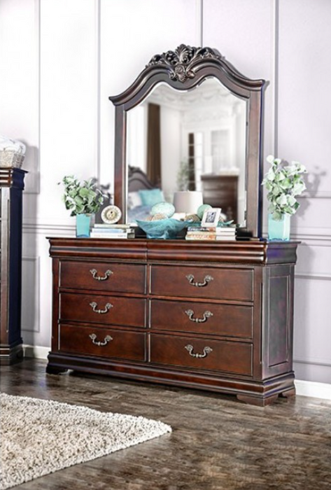 MANRA  DRESSER - Brown Traditional Dresser | NorCal Furniture Santa Clara CA