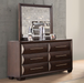 CHEMNI  DRESSER - Brown Transitional Dresser | NorCal Furniture Santa Clara CA