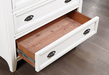 CASTE  CHEST - White Transitional Chest | NorCal Furniture Santa Clara CA
