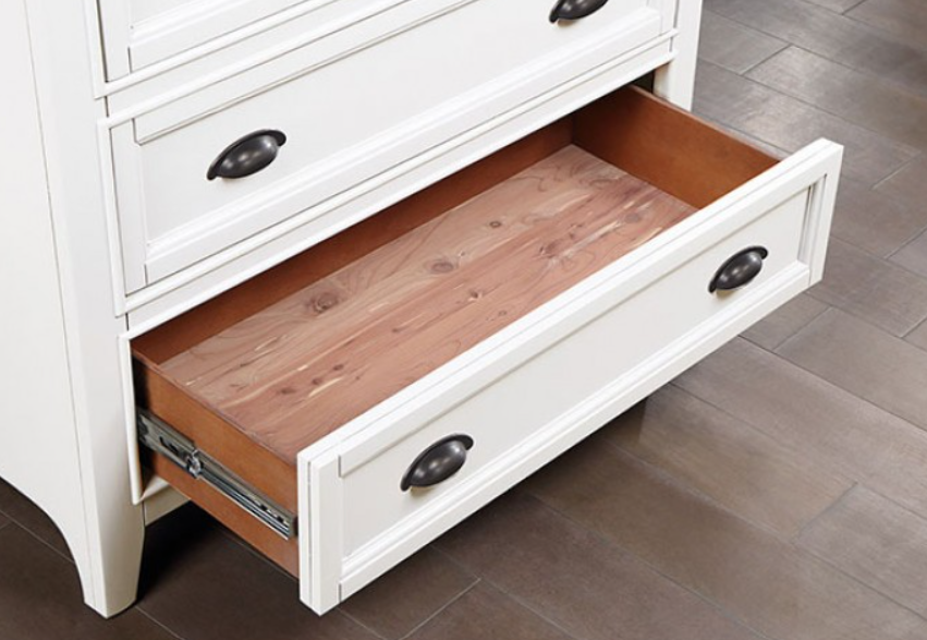 CASTE  CHEST - White Transitional Chest | NorCal Furniture Santa Clara CA