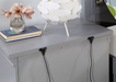 CASTLE  NIGHT STAND - Grey Transitional Night Stand | NorCal Furniture Santa Clara CA