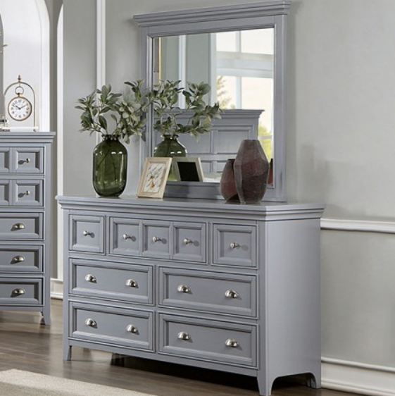 CASTLE  DRESSER - Grey Transitional Dresser | NorCal Furniture Santa Clara CA