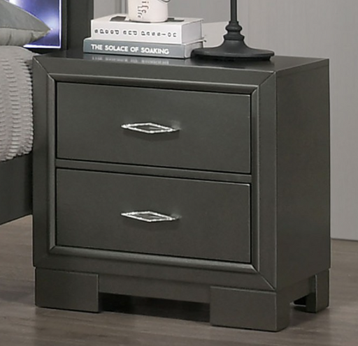 ALISA  NIGHT STAND - Gold Contemporary Night Stand | NorCal Furniture Santa Clara CA