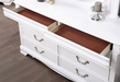 ALICA  DRESSER - White Transitional Dresser | NorCal Furniture Santa Clara CA