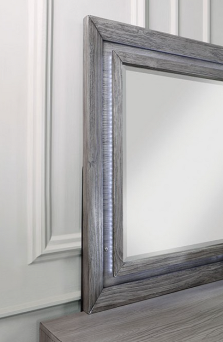 RAID  MIRROR - Grey Transitional Mirror | NorCal Furniture Santa Clara CA