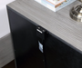 RAID  NIGHT STAND - Grey Transitional Night Stand | NorCal Furniture Santa Clara CA