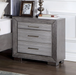 RAID  NIGHT STAND - Grey Transitional Night Stand | NorCal Furniture Santa Clara CA