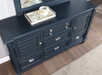 MAZILLO  DRESSER - Blue Transitional Dresser | NorCal Furniture Santa Clara CA