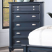 MAZILLO  CHEST - Blue Transitional Chest | NorCal Furniture Santa Clara CA
