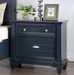 MAZILLO  NIGHT STAND - Blue Transitional Night Stand | NorCal Furniture Santa Clara CA