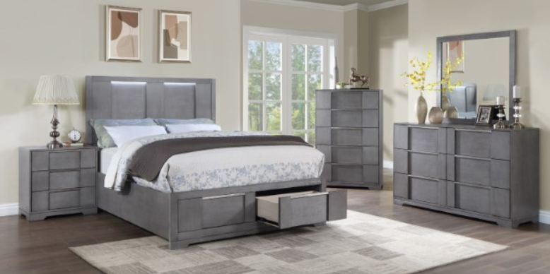 REGALIA  MIRROR - Grey Contemporary Mirror | NorCal Furniture Santa Clara CA