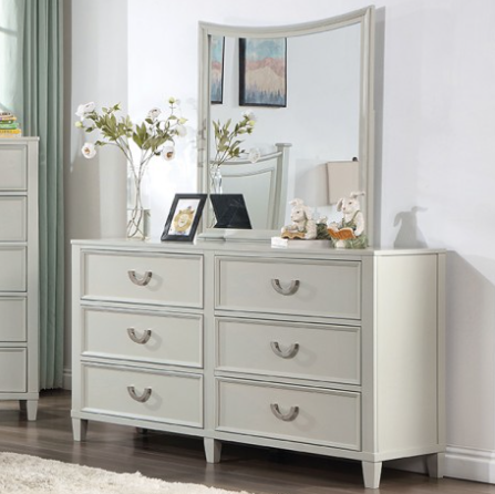 LYCORI  DRESSER - Grey Transitional Dresser | NorCal Furniture Santa Clara CA