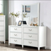LYCORISE  DRESSER - White Transitional Dresser | NorCal Furniture Santa Clara CA