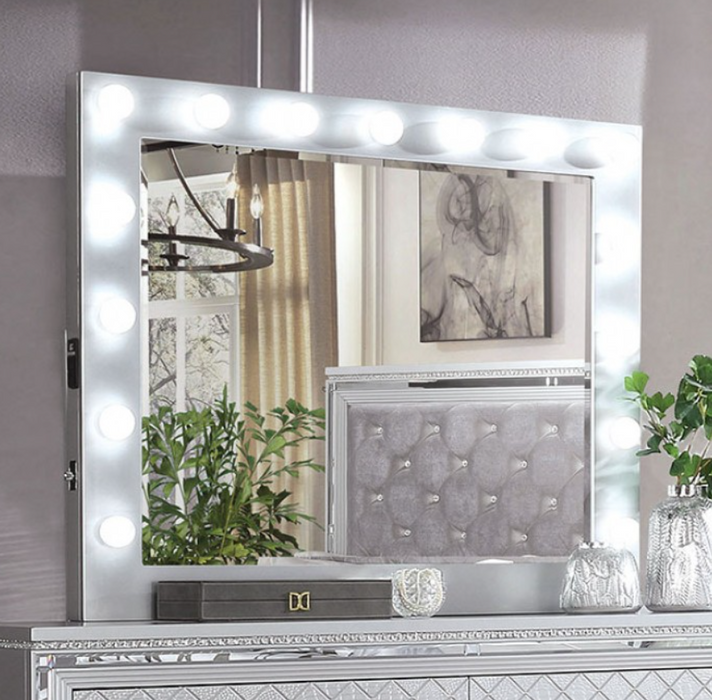 BELLE  MIRROR - Grey Glam Mirror | NorCal Furniture Santa Clara CA