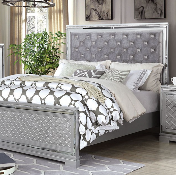 BELLE  CHEST - Grey Glam Chest | NorCal Furniture Santa Clara CA