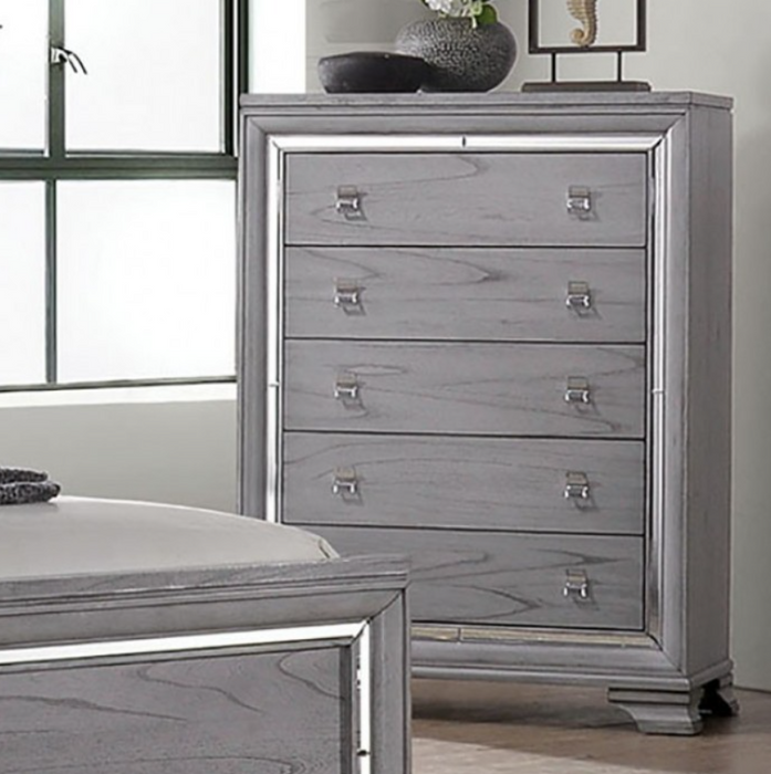 ANALIS  CHEST - Grey Contemporary Chest | NorCal Furniture Santa Clara CA