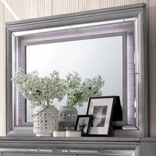 ANALIS  MIRROR - Grey Contemporary Mirror | NorCal Furniture Santa Clara CA