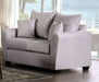 Rush Loveseat - Grey Contemporary Loveseat | NorCal Furniture Santa Clara CA