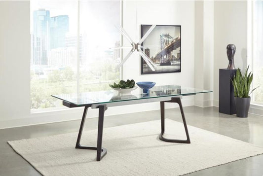 Elevations Brown Rectangle Dining table