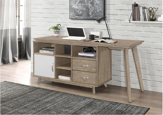 Elevations Grey Oak Office Desk