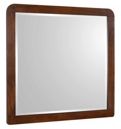 WALLBUSH  MIRROR - Brown Contemporary Mirror | NorCal Furniture Santa Clara CA