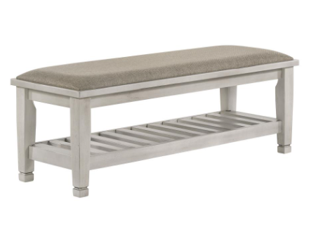 FARM BENCH - White Bench | NorCal Furniture Santa Clara CA