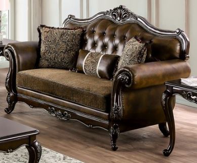 Ridge Loveseat - Brown Traditional Loveseat | NorCal Furniture Santa Clara CA