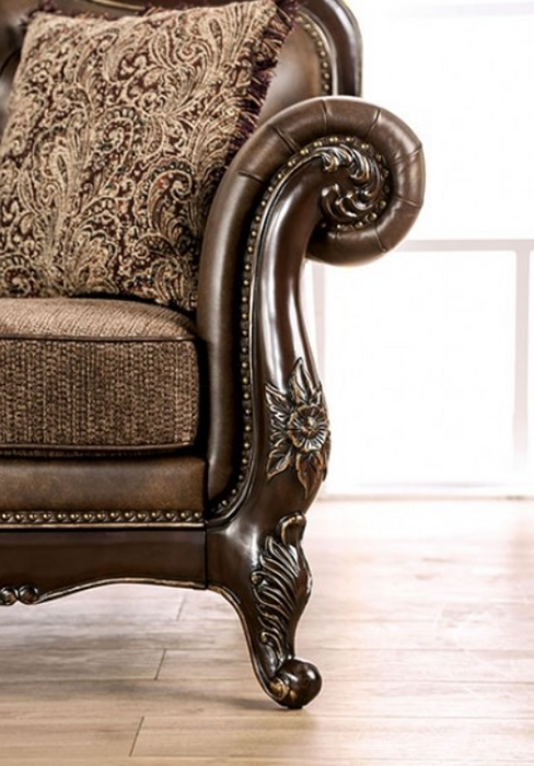 Ridge Loveseat - Brown Traditional Loveseat | NorCal Furniture Santa Clara CA