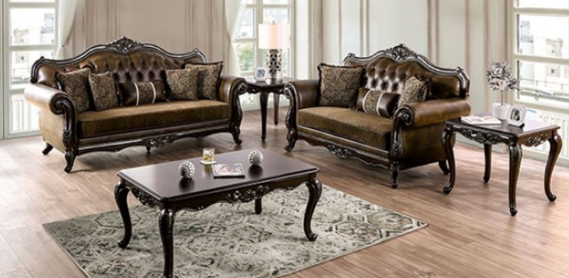 Ridge Loveseat - Brown Traditional Loveseat | NorCal Furniture Santa Clara CA