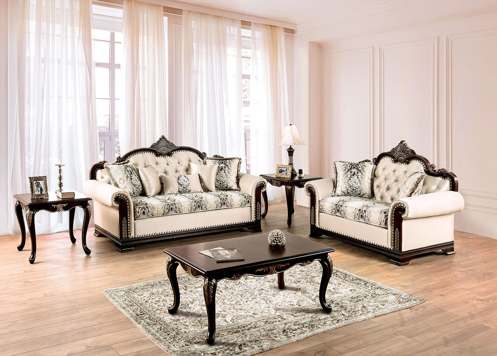 Mesa Loveseat - Beige Traditional Loveseat | NorCal Furniture Santa Clara CA
